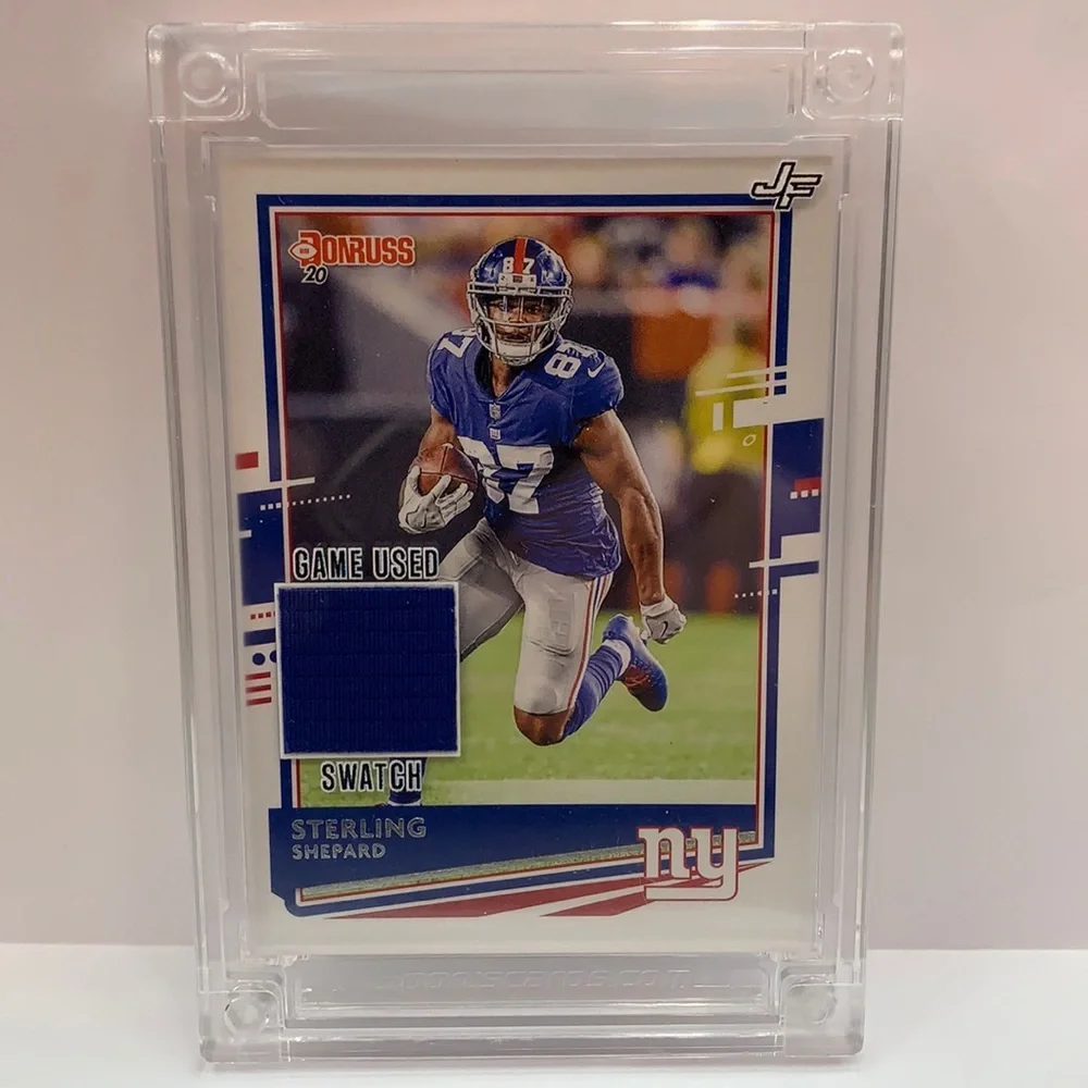 2022 Jersey Fusion Sterling Shepard Giants Game Used Swatch (MISC11) - Picture 1 of 2